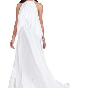 Low flowing halter dress
